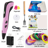 USB Rechargeable 3D Printing Pen