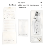 Rechargeable LED Pet Nail Clippers with File